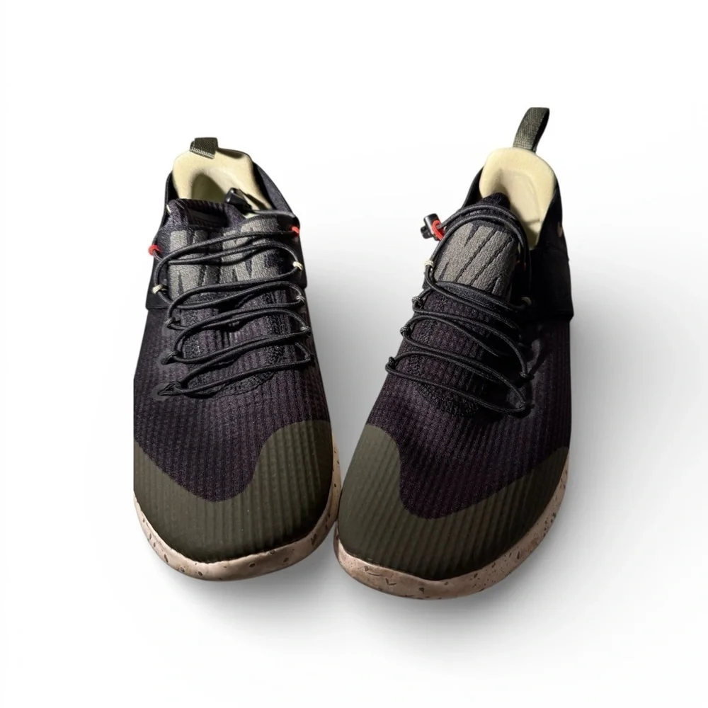 Nike Free RN Commuter 2017 Womens 10 Black Olive AH6841-001 Running Shoes Bungee